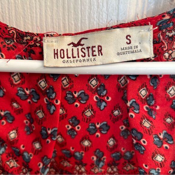 Hollister - Red Patterned Print Tank - Picture 3 of 5